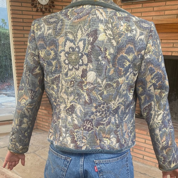 Talbots Tapestry button down jacket - Picture 1 of 6